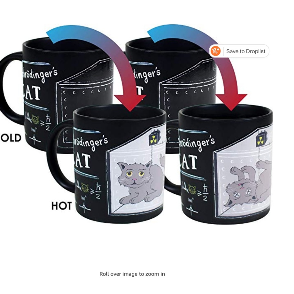 Unemployed Philosophers - Schrodinger's cat mugs